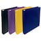 Better Office Products 3 Ring Poly Binder with Pocket, 1 Inch, Letter Size, Black, Blue, Teal, Yellow 11199 - alternate 4